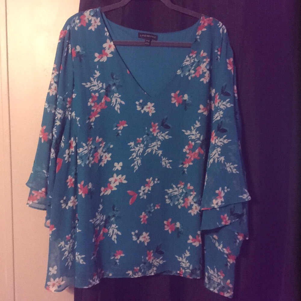 Lane Bryant floral top 26/28